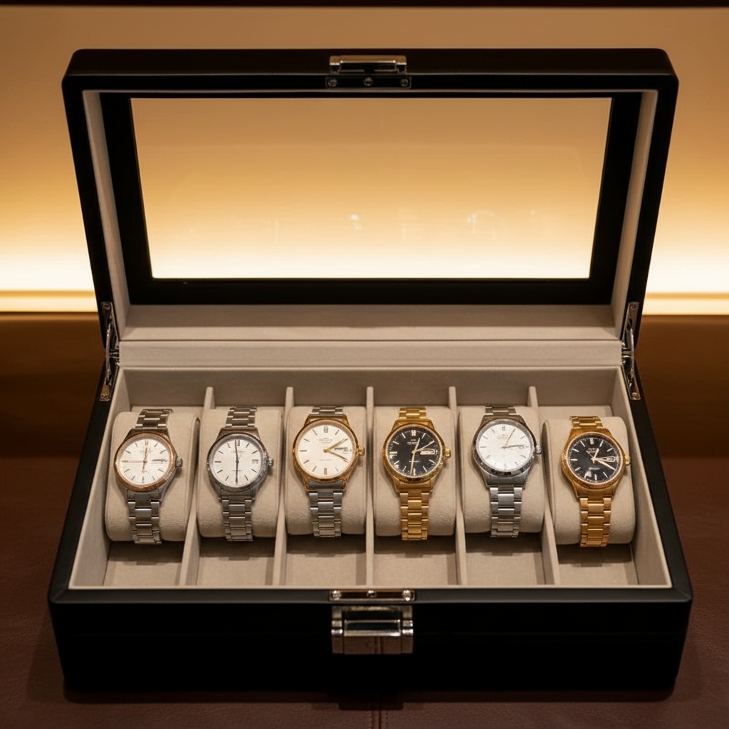 12-Slot Watch Box - FEAT1