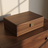 Double Layer Leather Watch Box