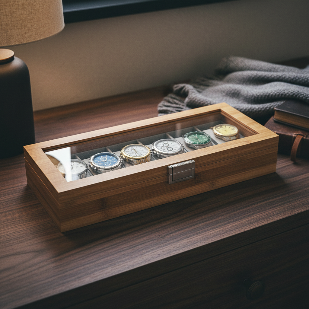 Bamboo Watch Box