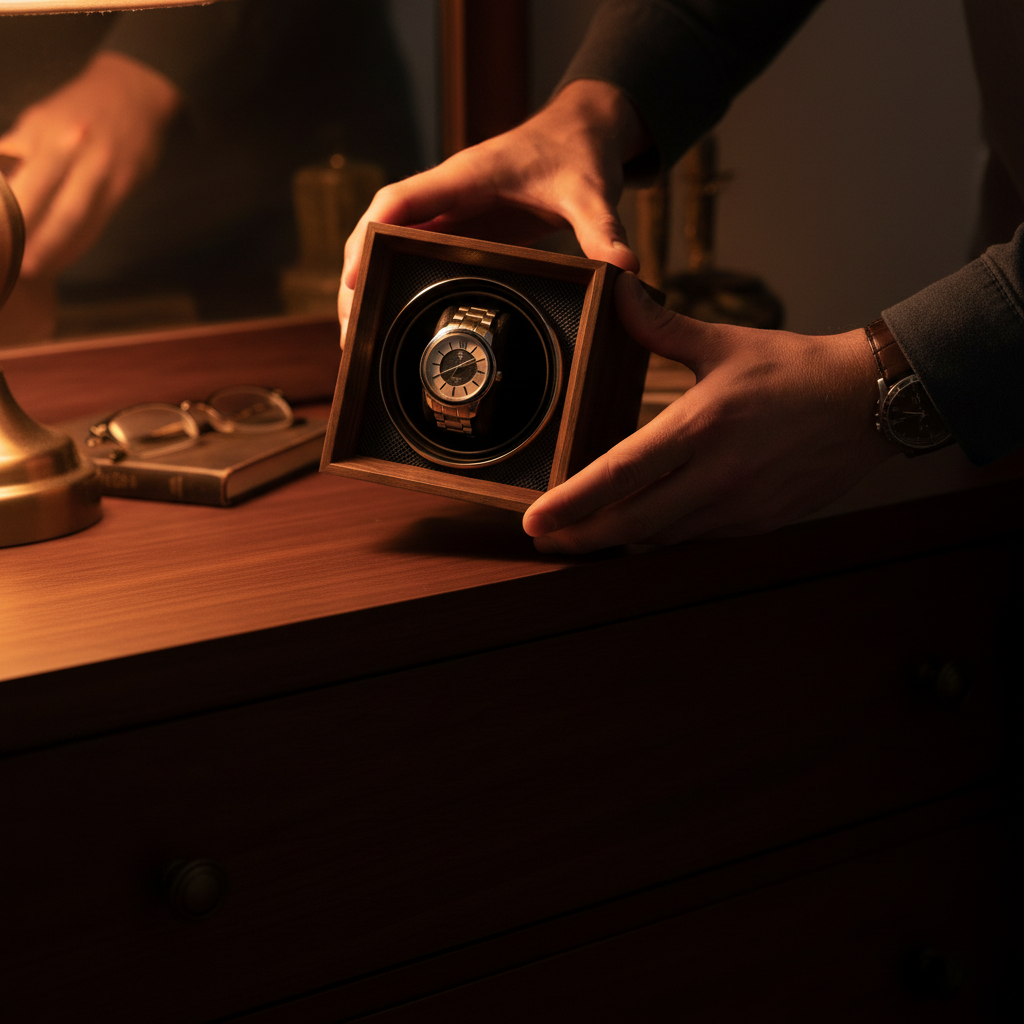 Mini Safe Watch Winder