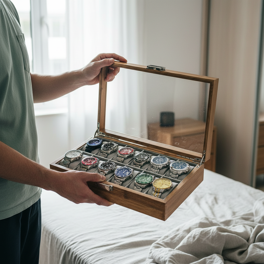 Bamboo Watch Box