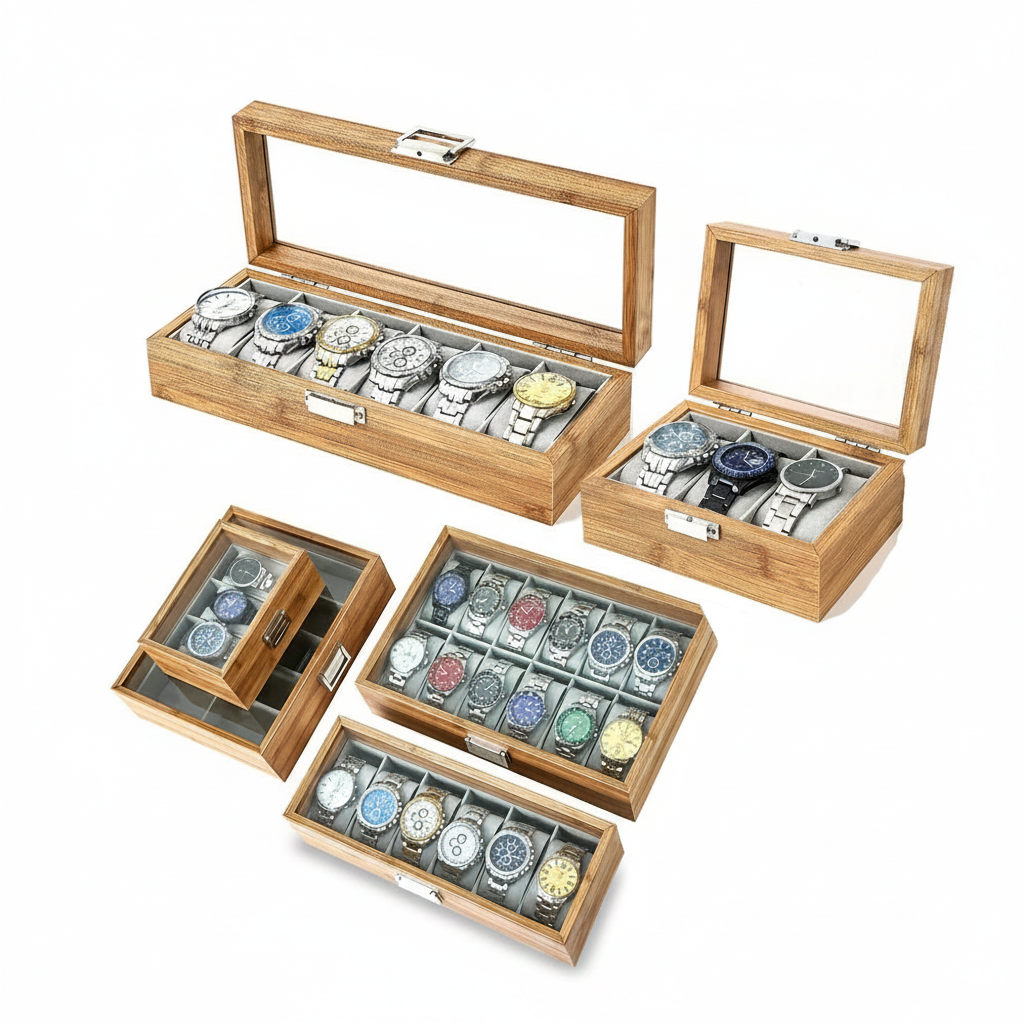 Bamboo Watch Box