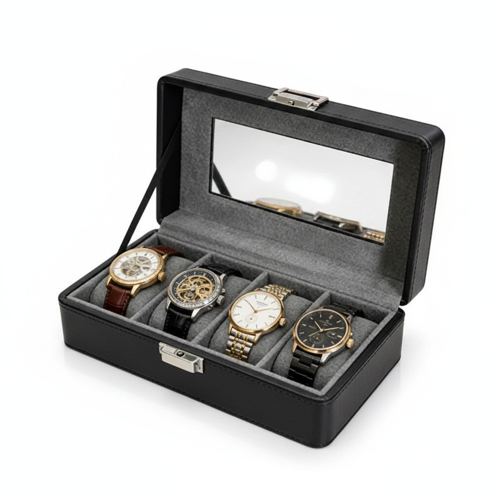 4-Slot Watch Box