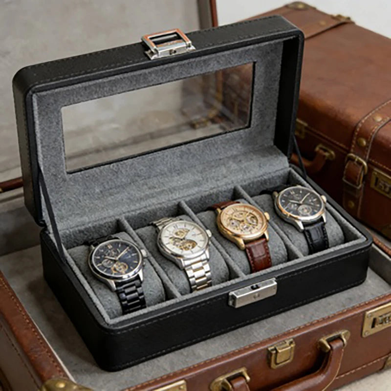 4-Slot Watch Box