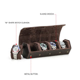 Classic Leather Watch Roll