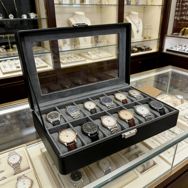 12-Slot Watch Box