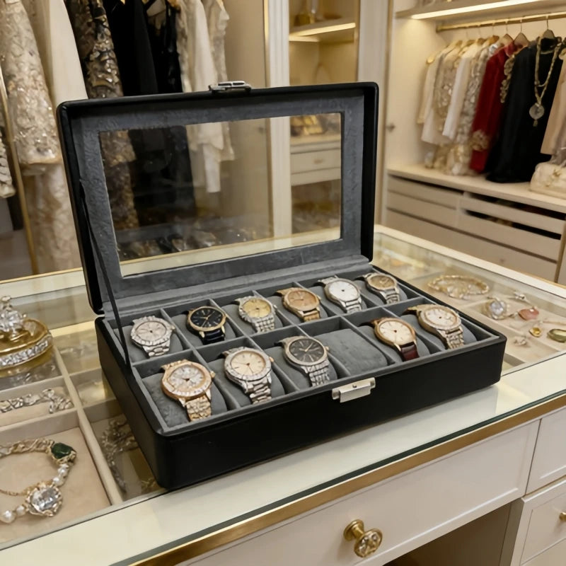 12-Slot Watch Box