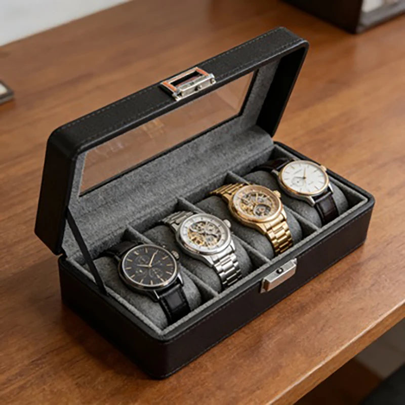 4-Slot Watch Box