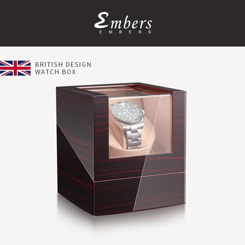 Wood & Glass Watch Winder