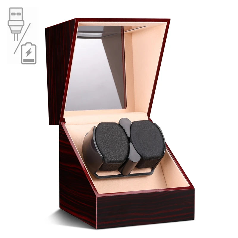 Wood & Glass Watch Winder
