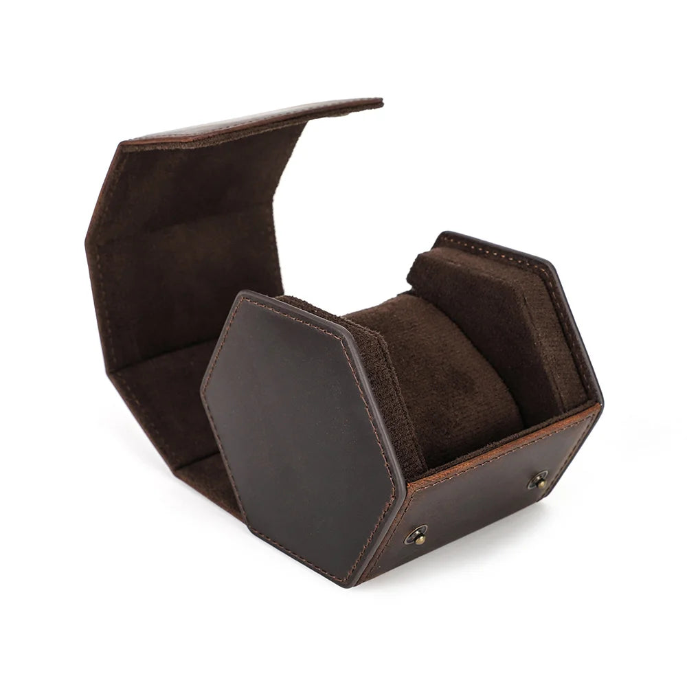 Classic Leather Watch Roll