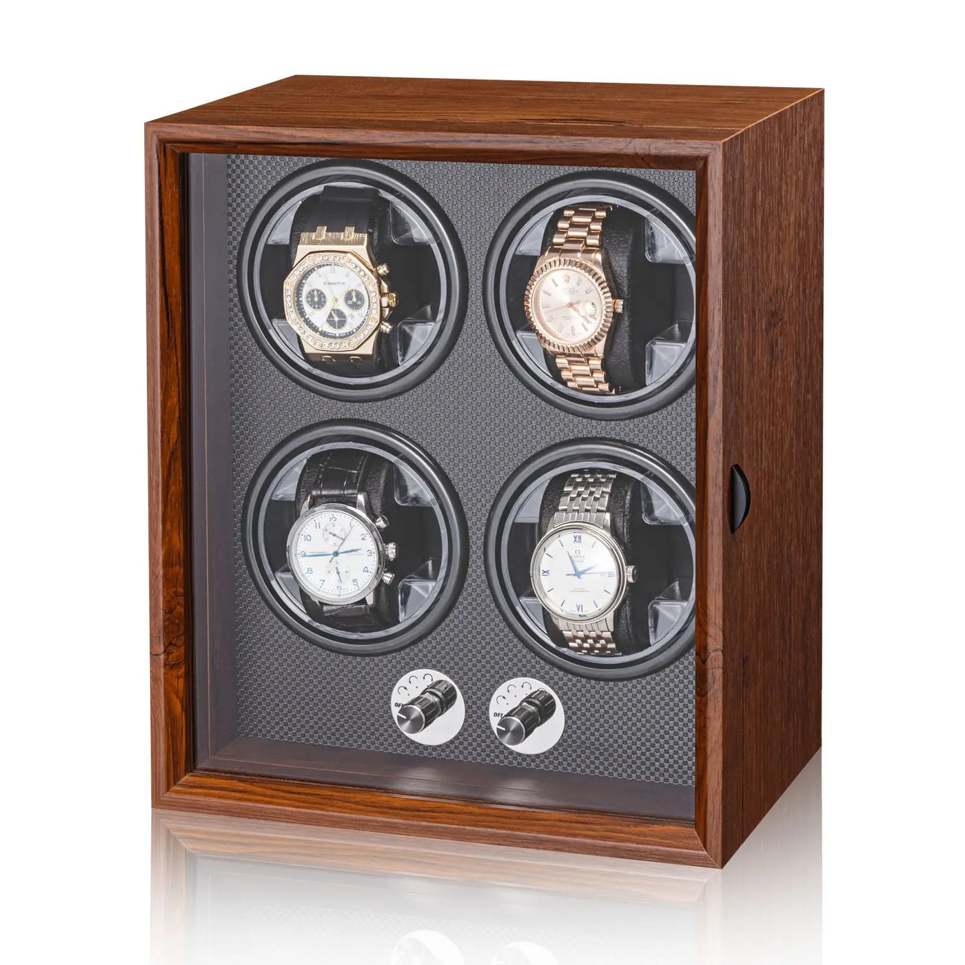 LED Wooden Watch Winder