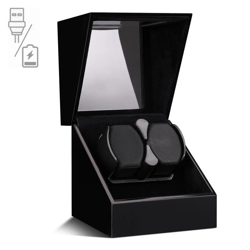 Wood & Glass Watch Winder