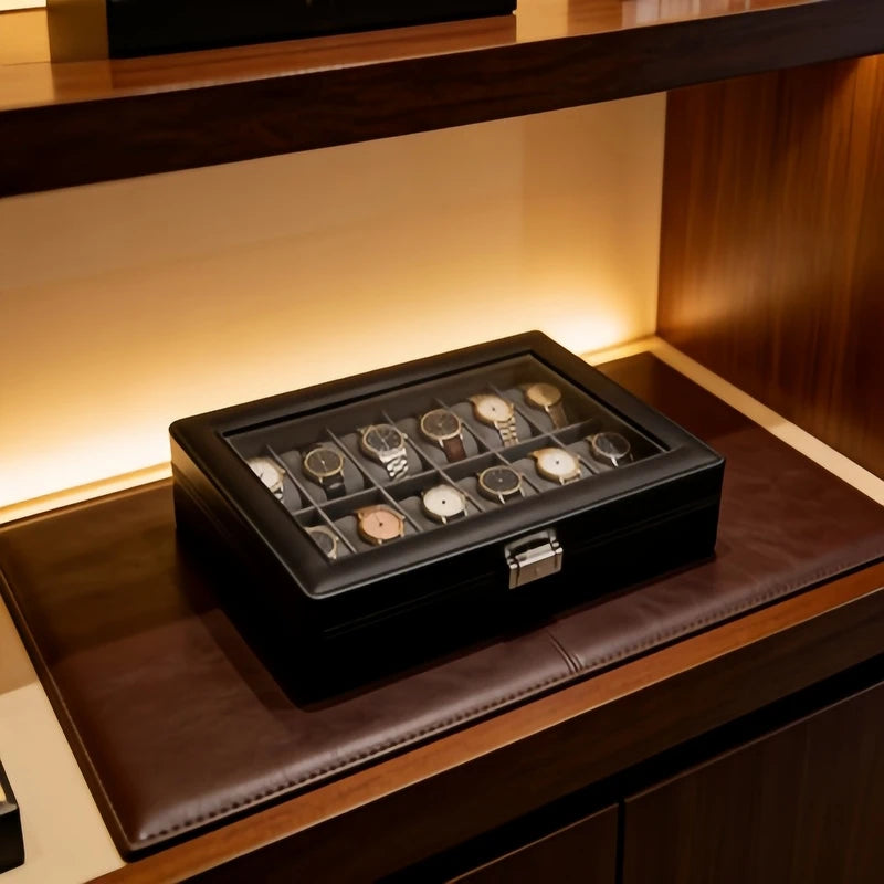 12-Slot Watch Box