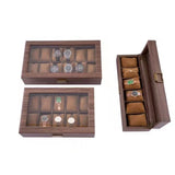 Double Layer Leather Watch Box
