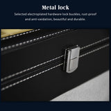 Leather Watch Box with Glass Top