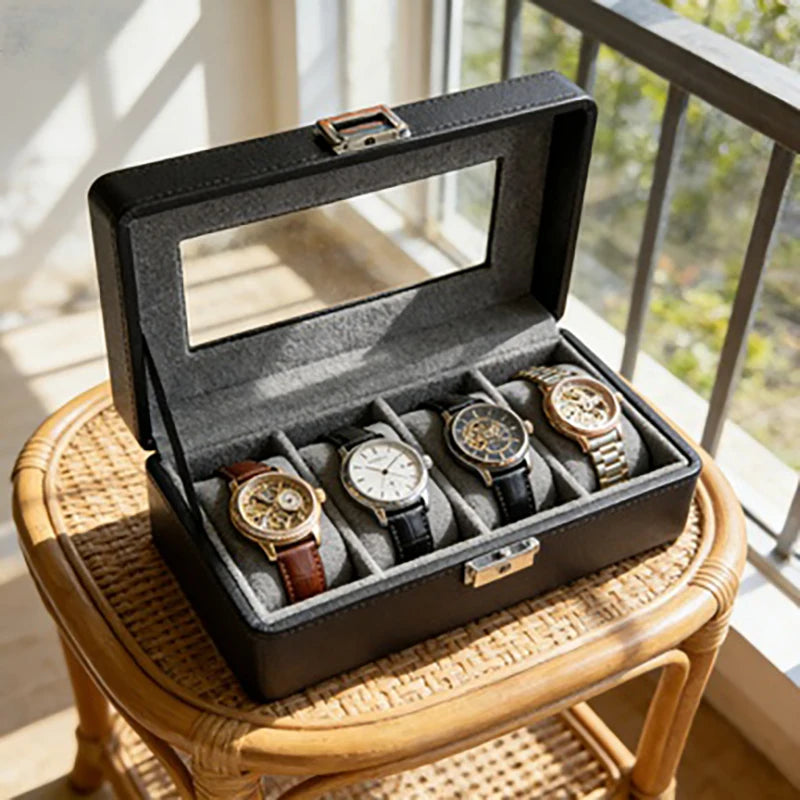 4-Slot Watch Box