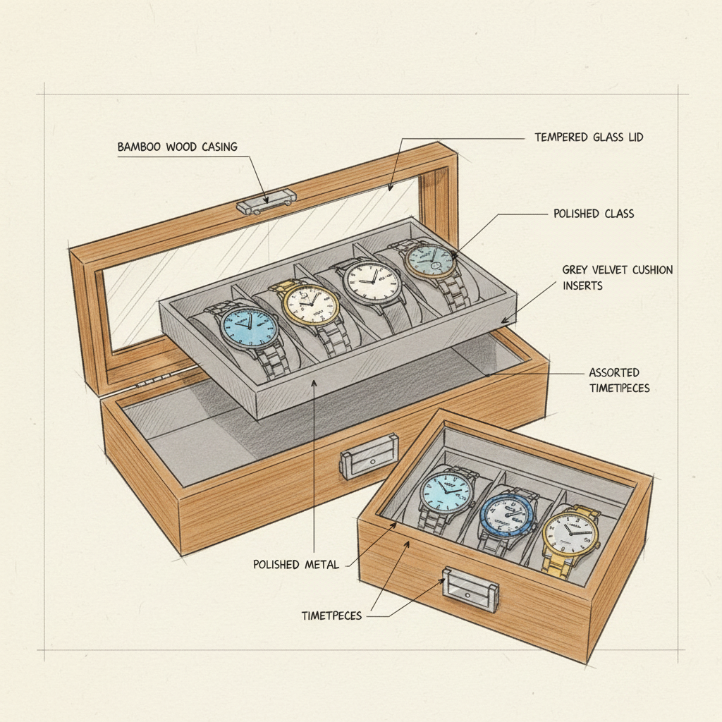 Bamboo Watch Box