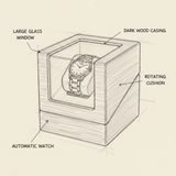Wood & Glass Watch Winder