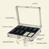 Aluminium Watch Display Box