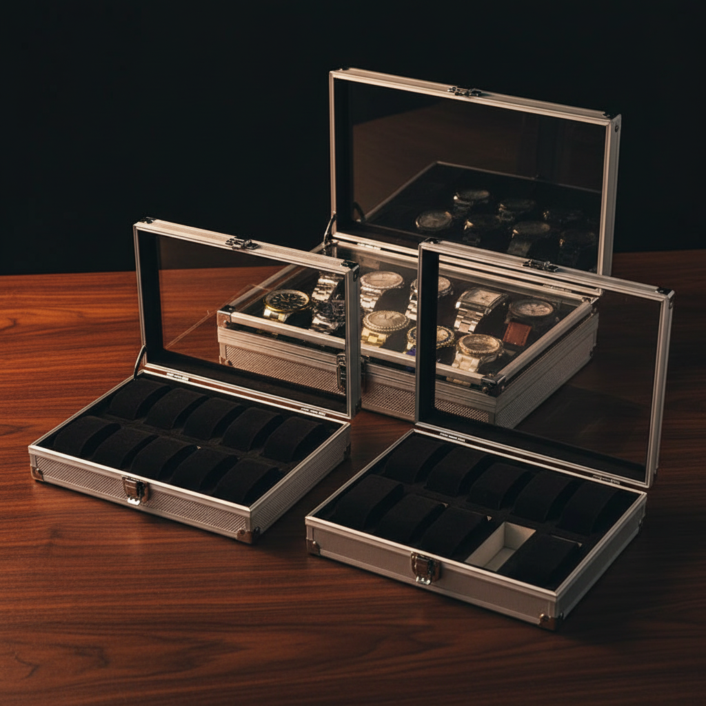 Aluminium Watch Display Box