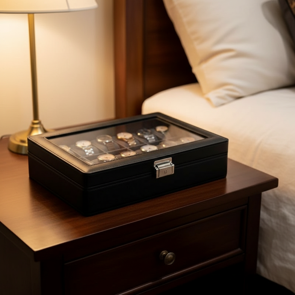 12-Slot Watch Box