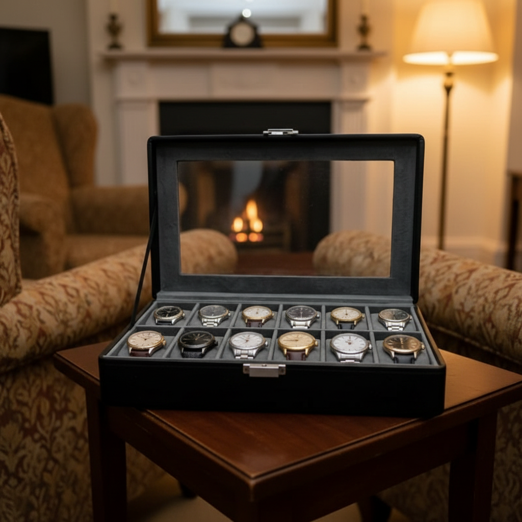 12-Slot Watch Box