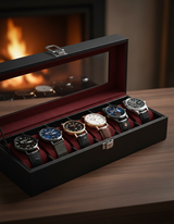 6-Slot Watch Box with Glass Lid - shot-B
