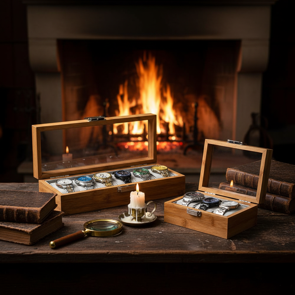 Bamboo Watch Box - shot-B