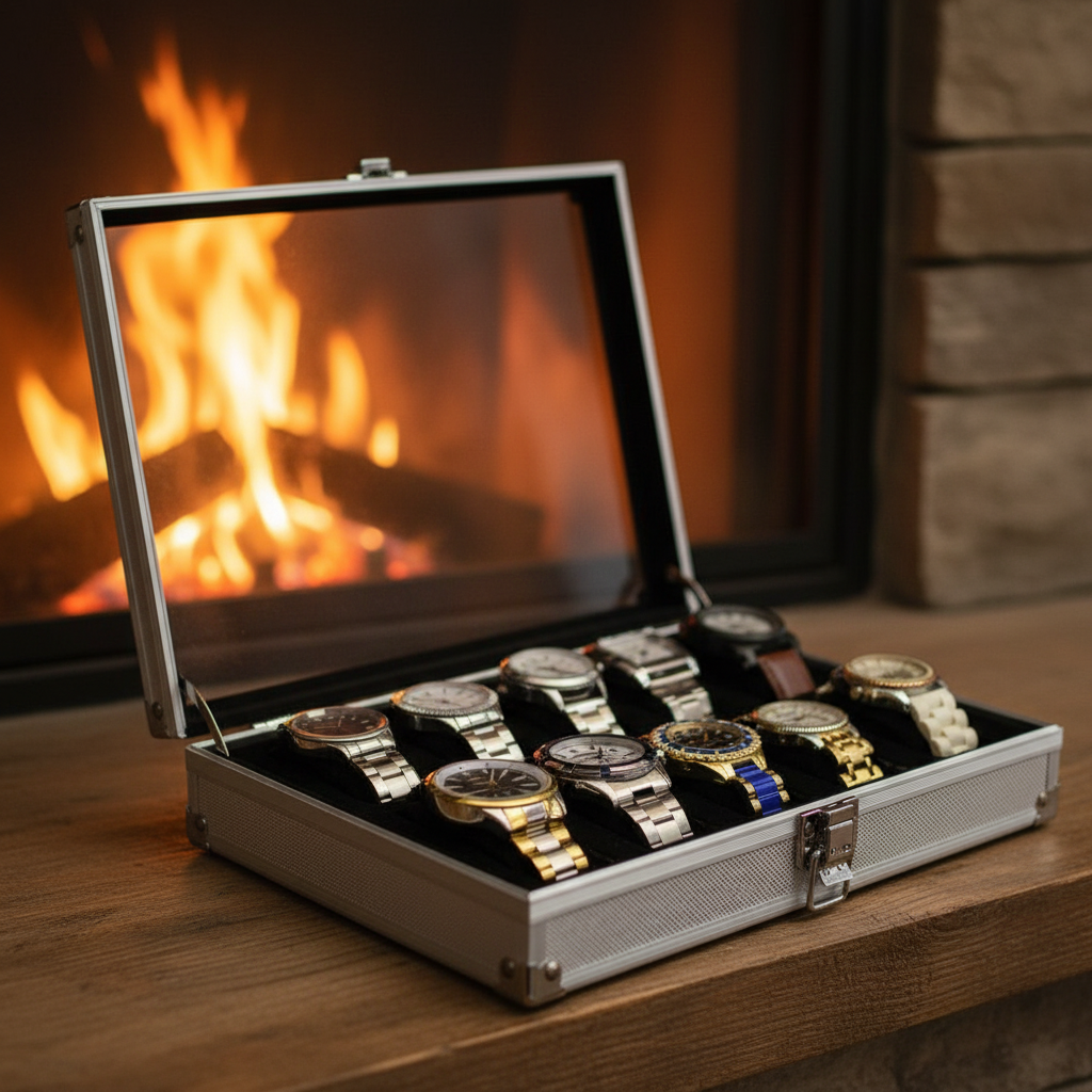 Aluminium Watch Display Box - shot-B