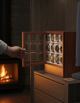 12-Slot Solid Wood Watch Box - shot-C