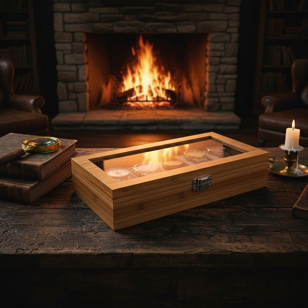 Bamboo Watch Box - shot-D