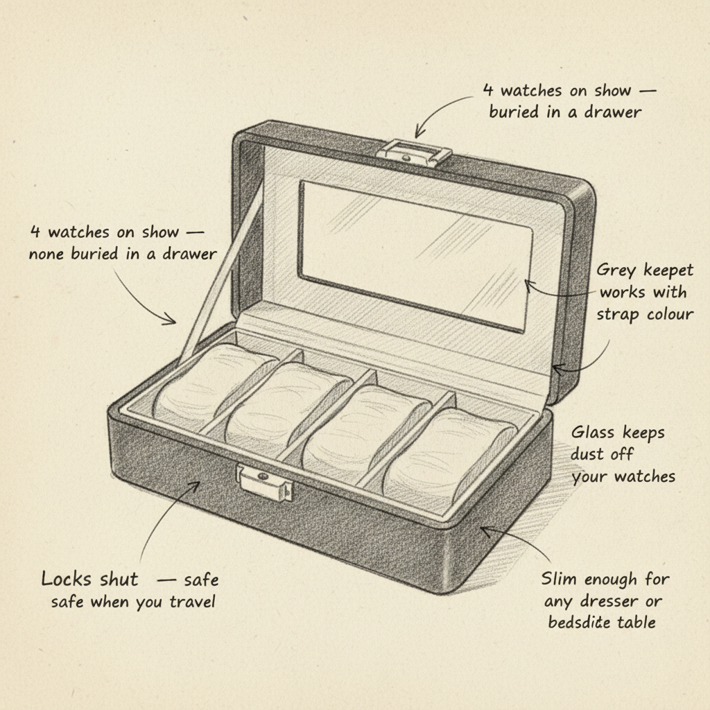 4-Slot Watch Box - shot-SKETCH