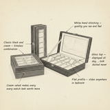 Leather Watch Box with Glass Top - shot-SKETCH
