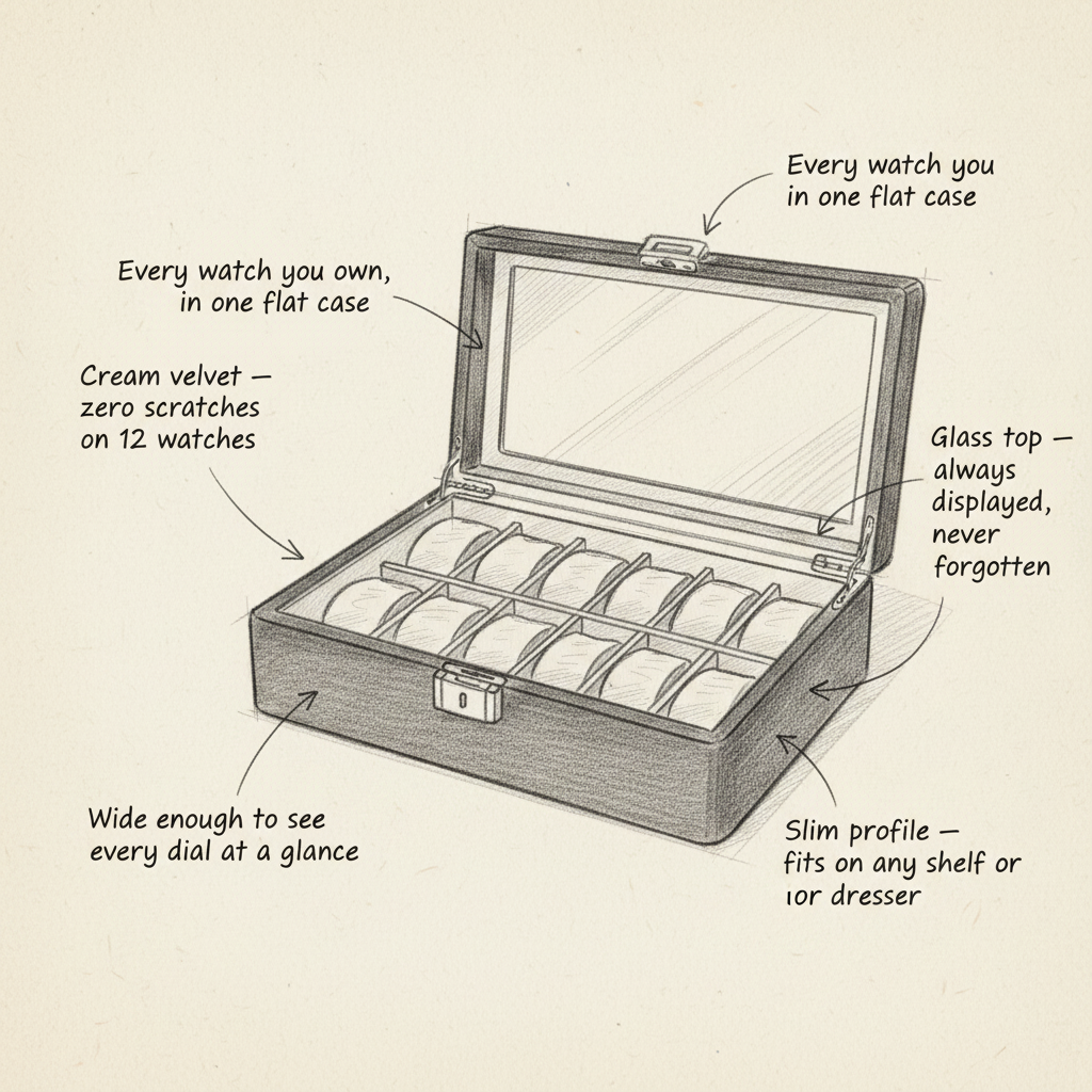 12-Slot Watch Box - shot-SKETCH