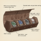 Classic Leather Watch Roll - shot-SKETCH