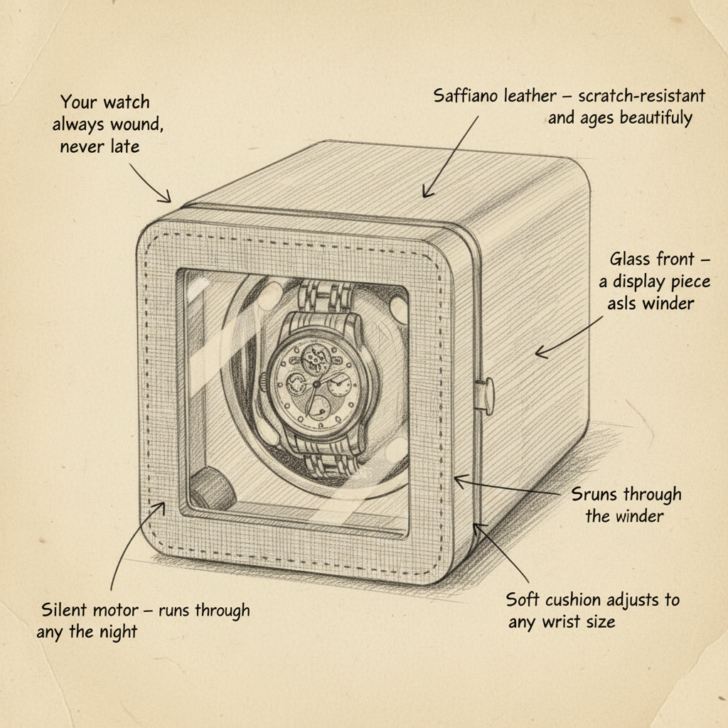 Automatic Watch Winder - shot-SKETCH