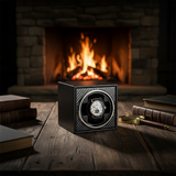 Compact Watch Winder - shot-V4-Leather-Carbon-Single