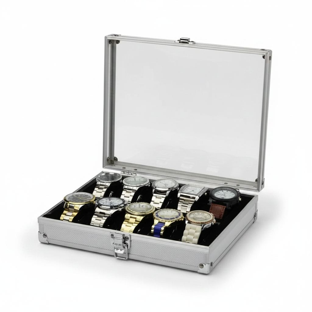 Aluminium Watch Display Box