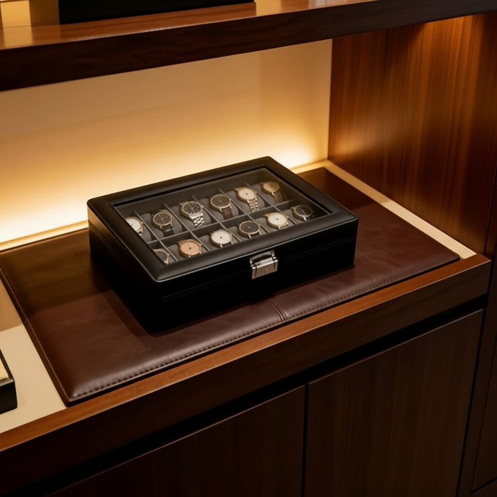 12-Slot Watch Box - FEAT3