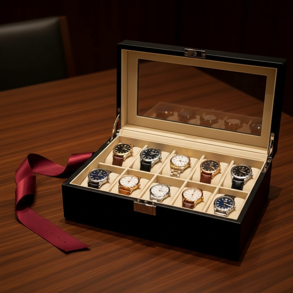 12-Slot Watch Box - FEAT4