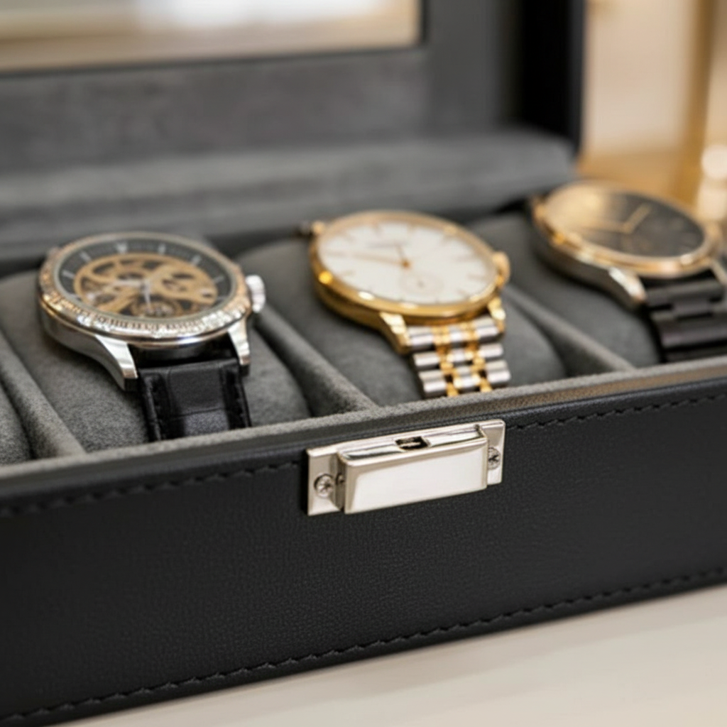 4-Slot Watch Box - FEAT2