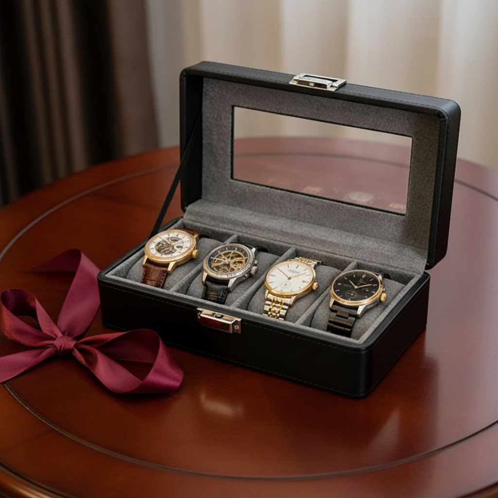 4-Slot Watch Box - FEAT4