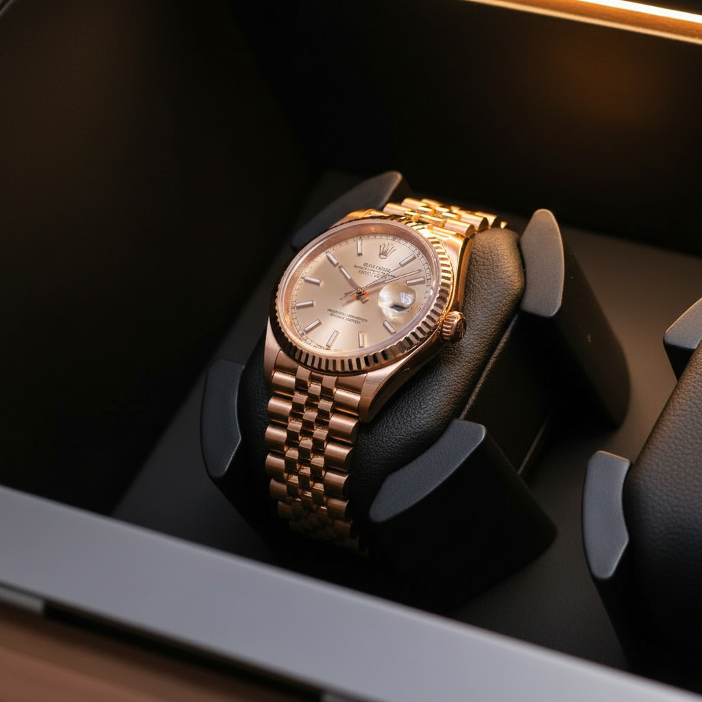 6-Slot Rechargeable Watch Winder - FEAT1