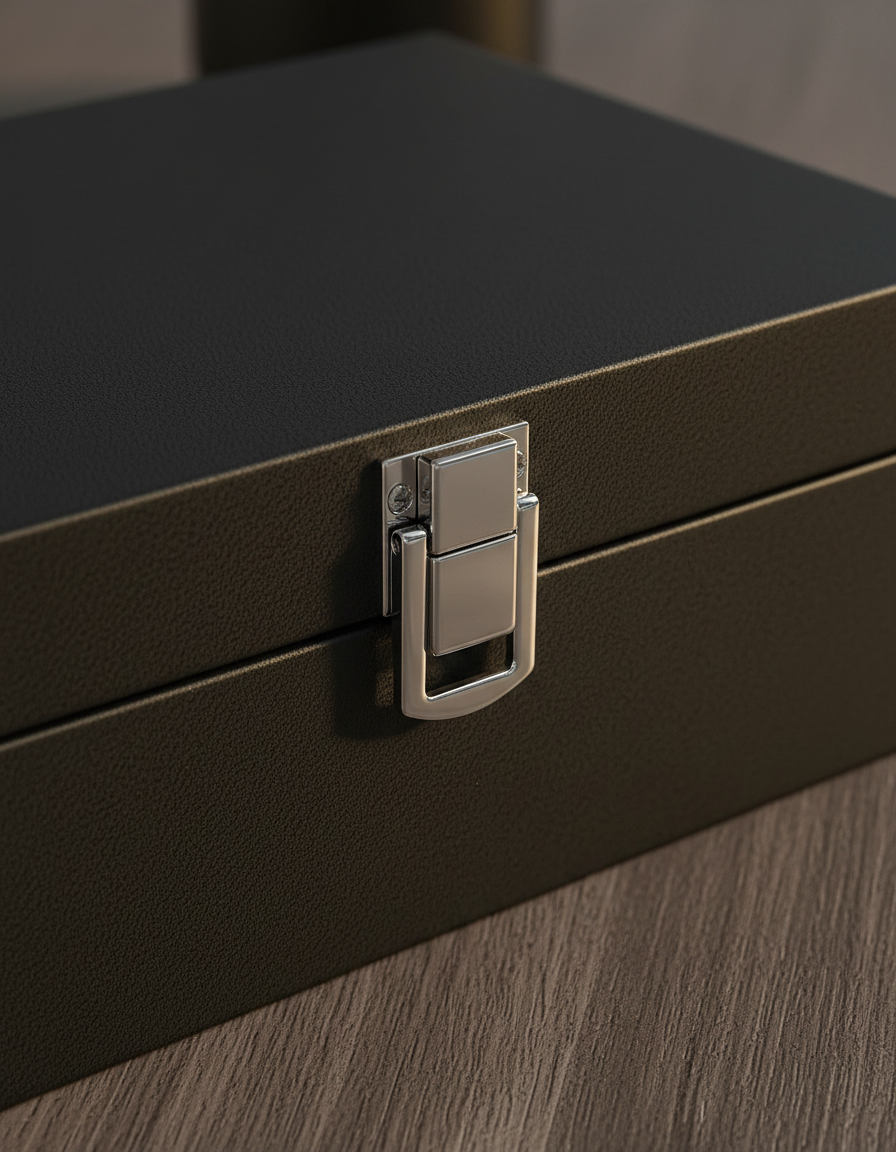 6-Slot Watch Box with Glass Lid - FEAT2