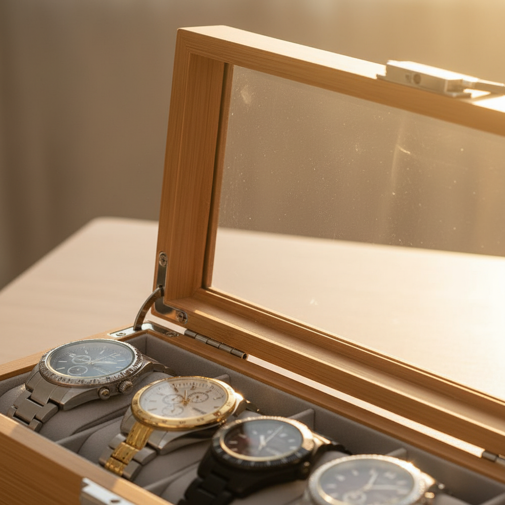 Bamboo Watch Box - FEAT2